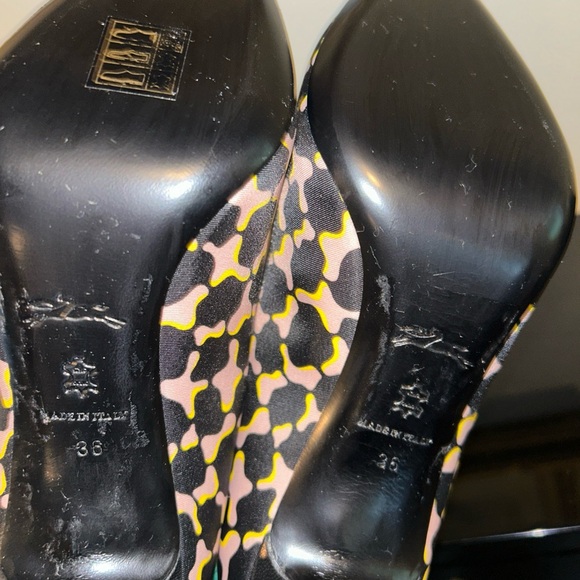 LONGCHAMP Le Pliage No Fantaisie Pointed Toe High Heel Pump Size 38 NEW - Picture 7 of 9